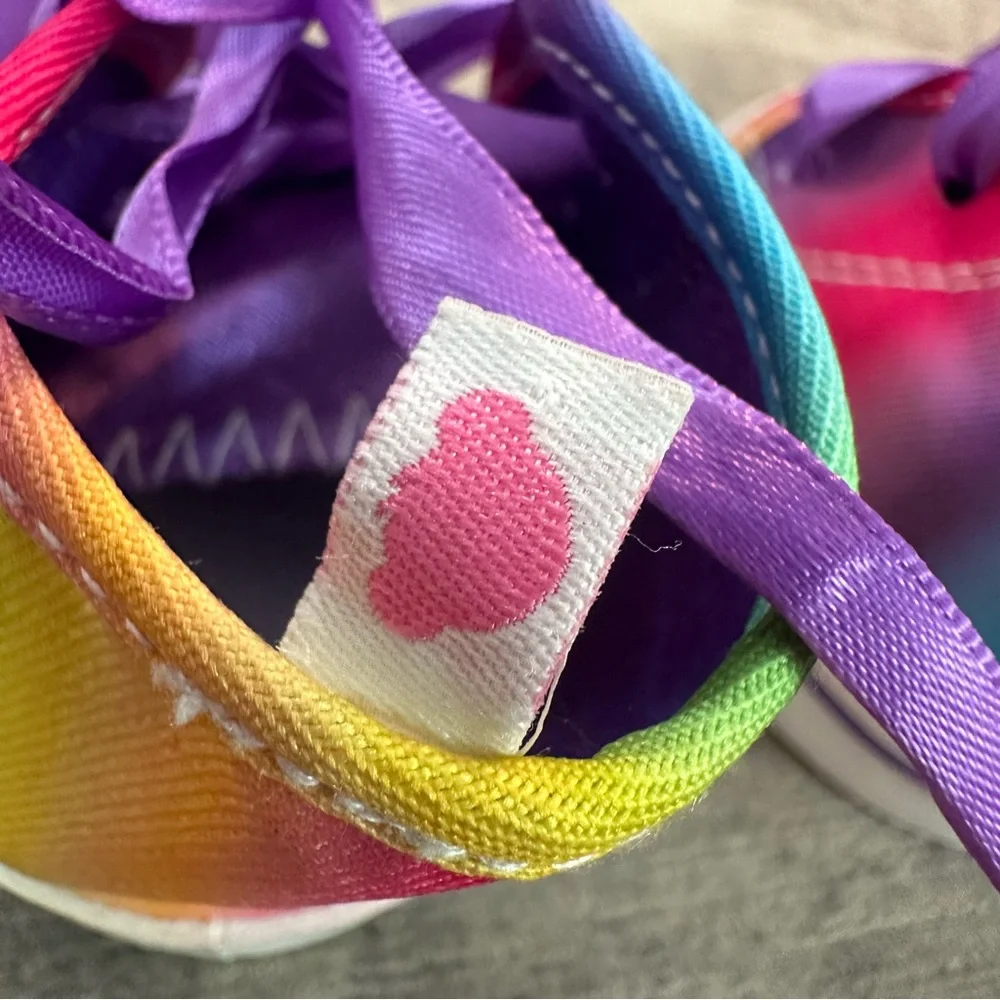 Build-A-Bear Rainbow Shoes w Purple Laces